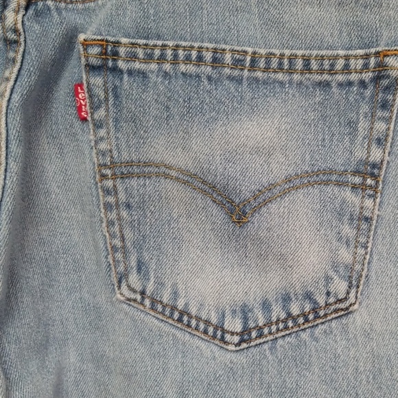 Levi's Jeans Distressed Faded Holes Sz 33/30 - Picture 6 of 8